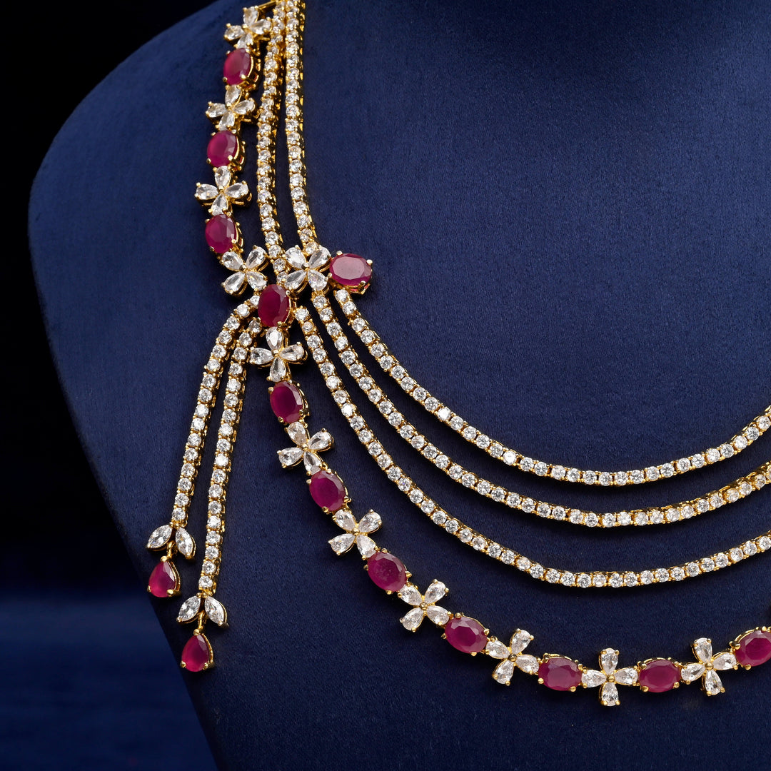 CZ Necklace Set