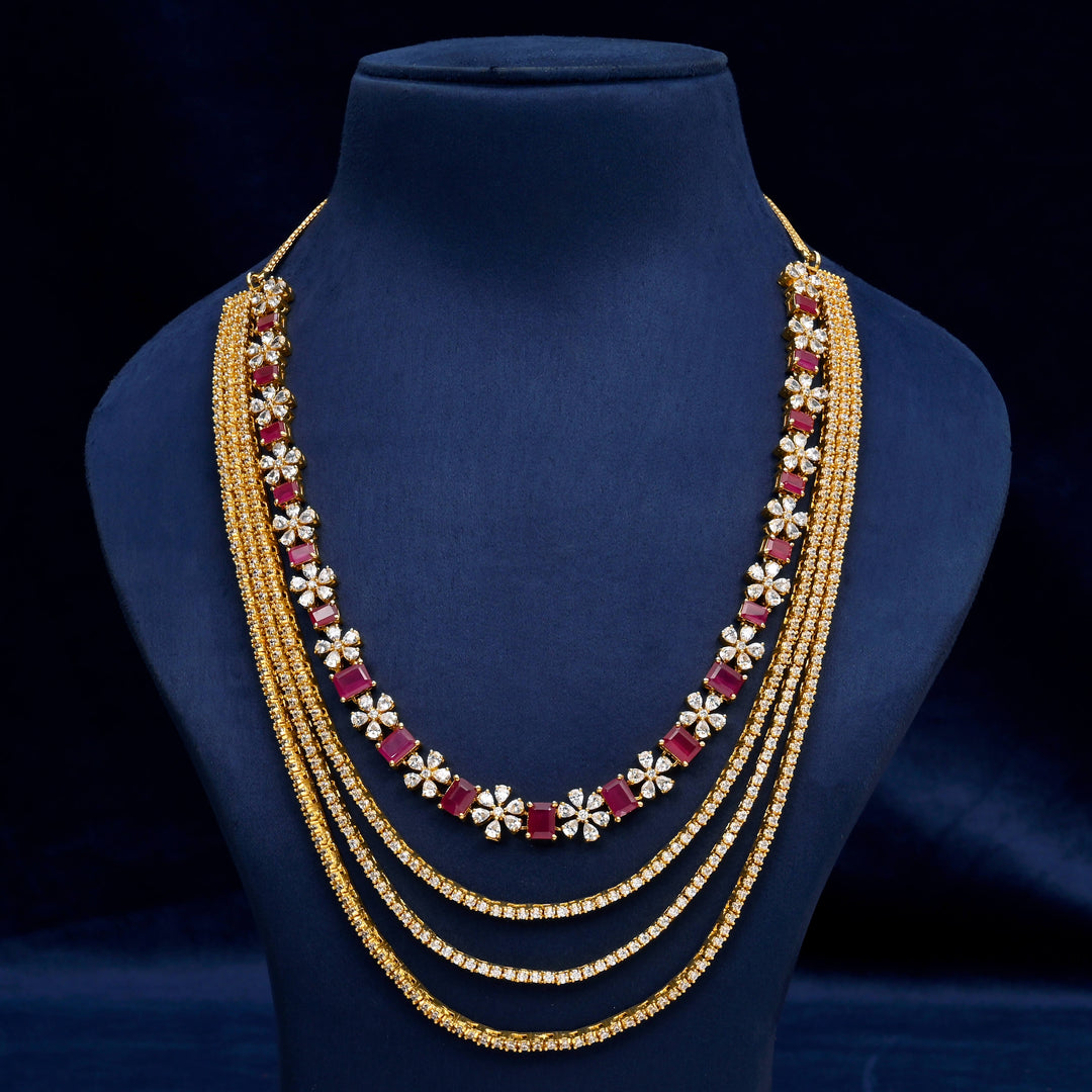 CZ Necklace Set