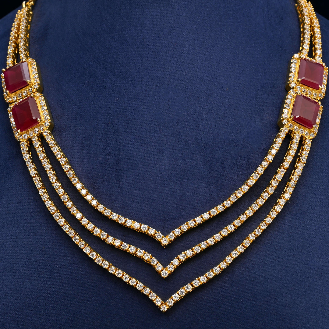 CZ Necklace Set