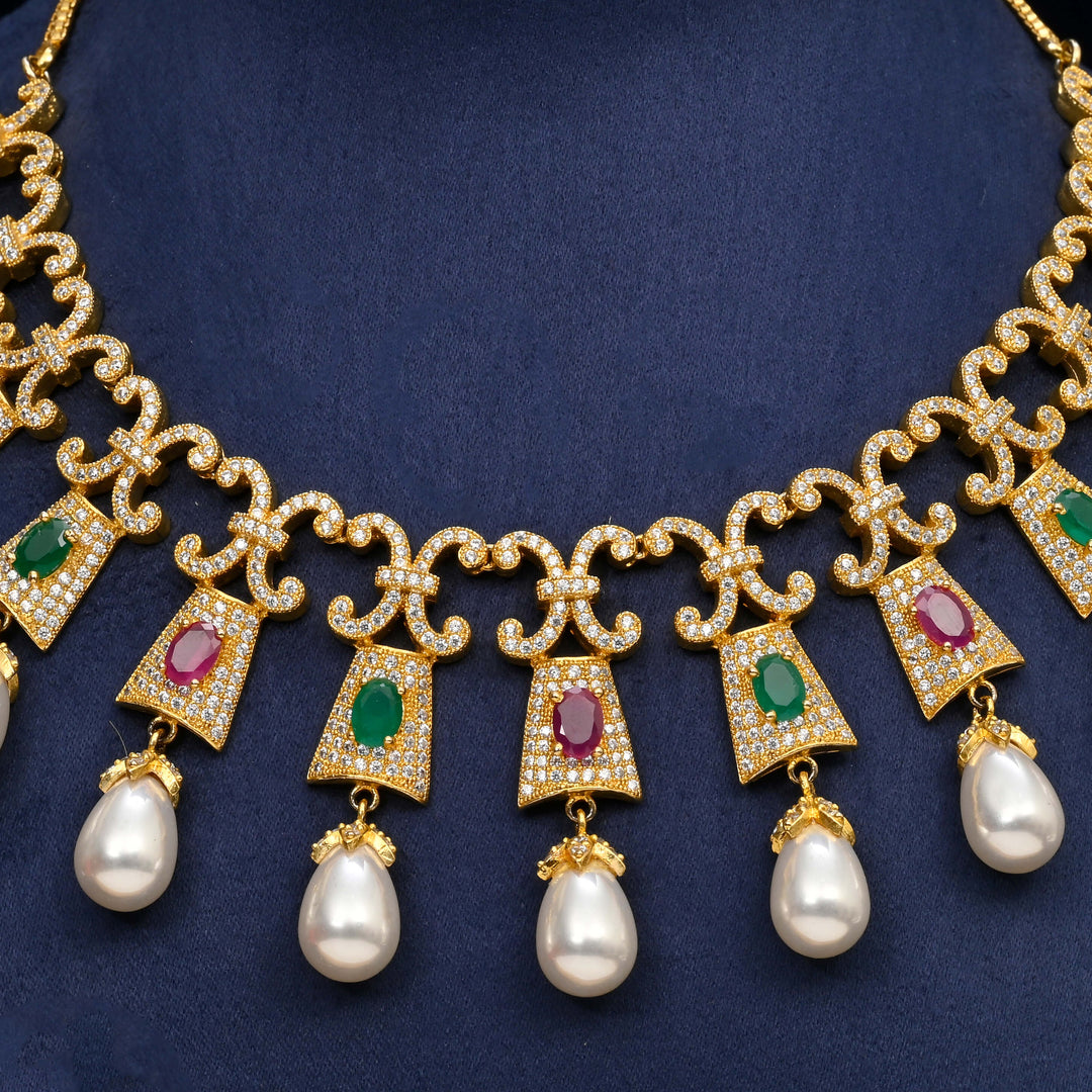 CZ Necklace Set