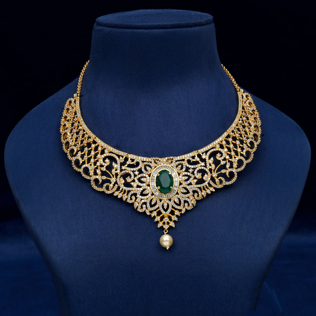 CZ Necklace Set
