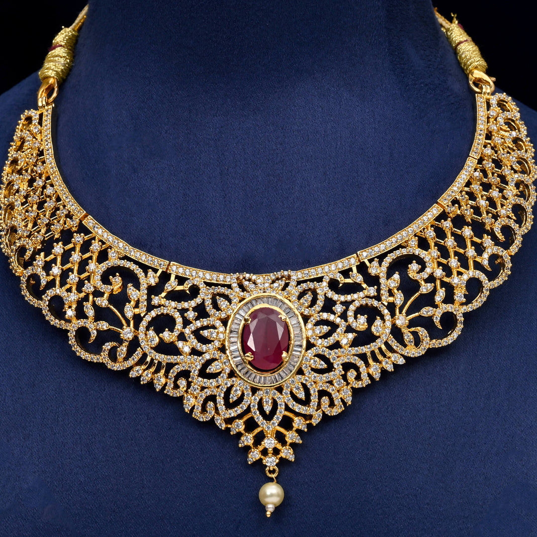 CZ Necklace Set
