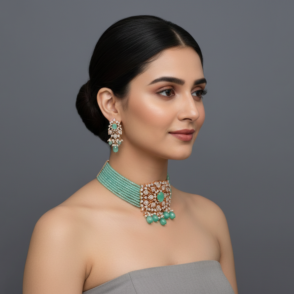 Beads Choker Set