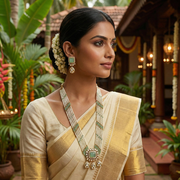 Moissanite Bandhai Mala