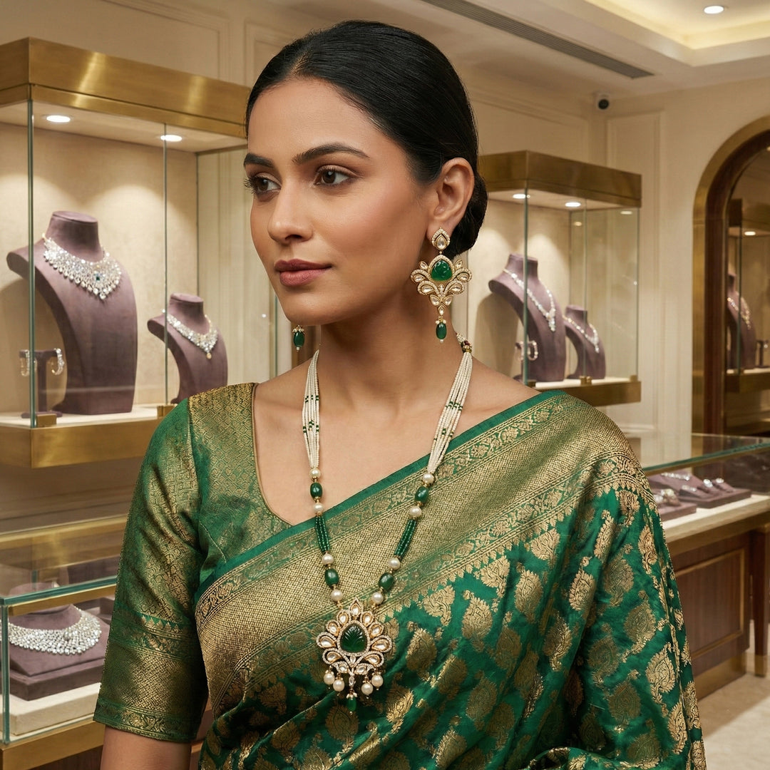 Moissanite Bandhai Mala