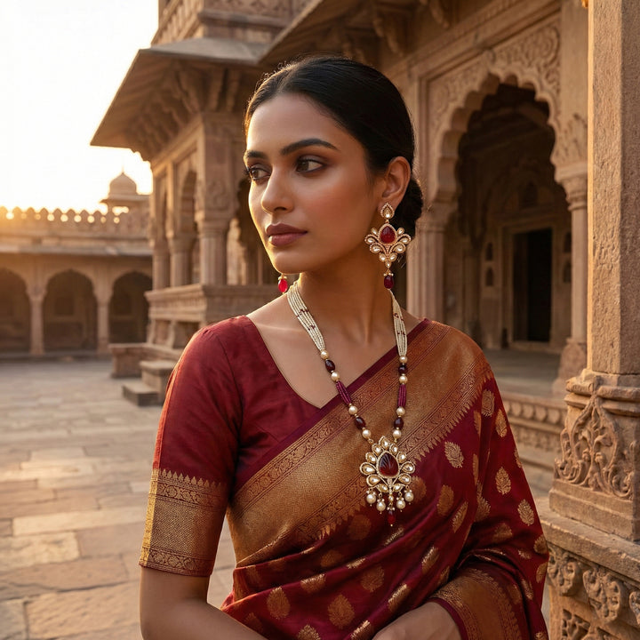 Moissanite Bandhai Mala