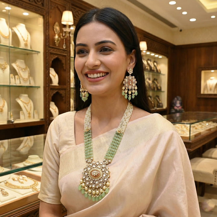 Moissanite Bandhai Mala