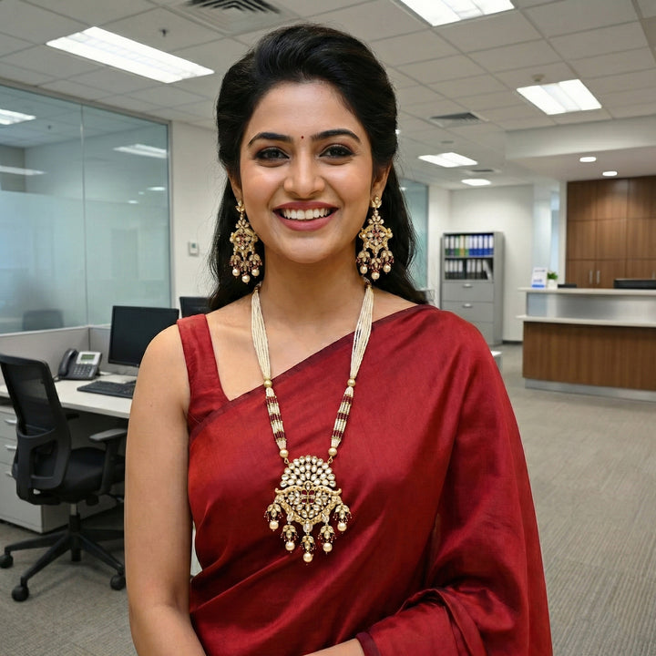 Moissanite Bandhai Mala