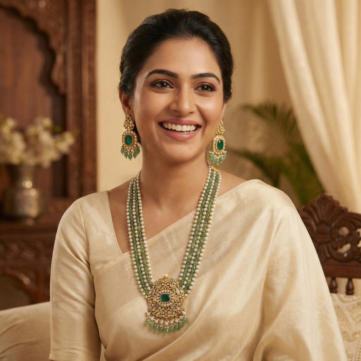 Moissanite Bandhai Mala