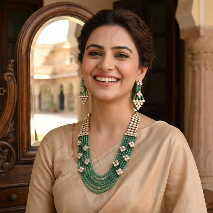 Moissanite Bandhai Mala