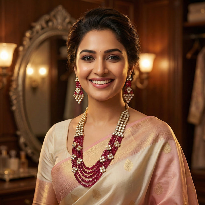 Moissanite Bandhai Mala