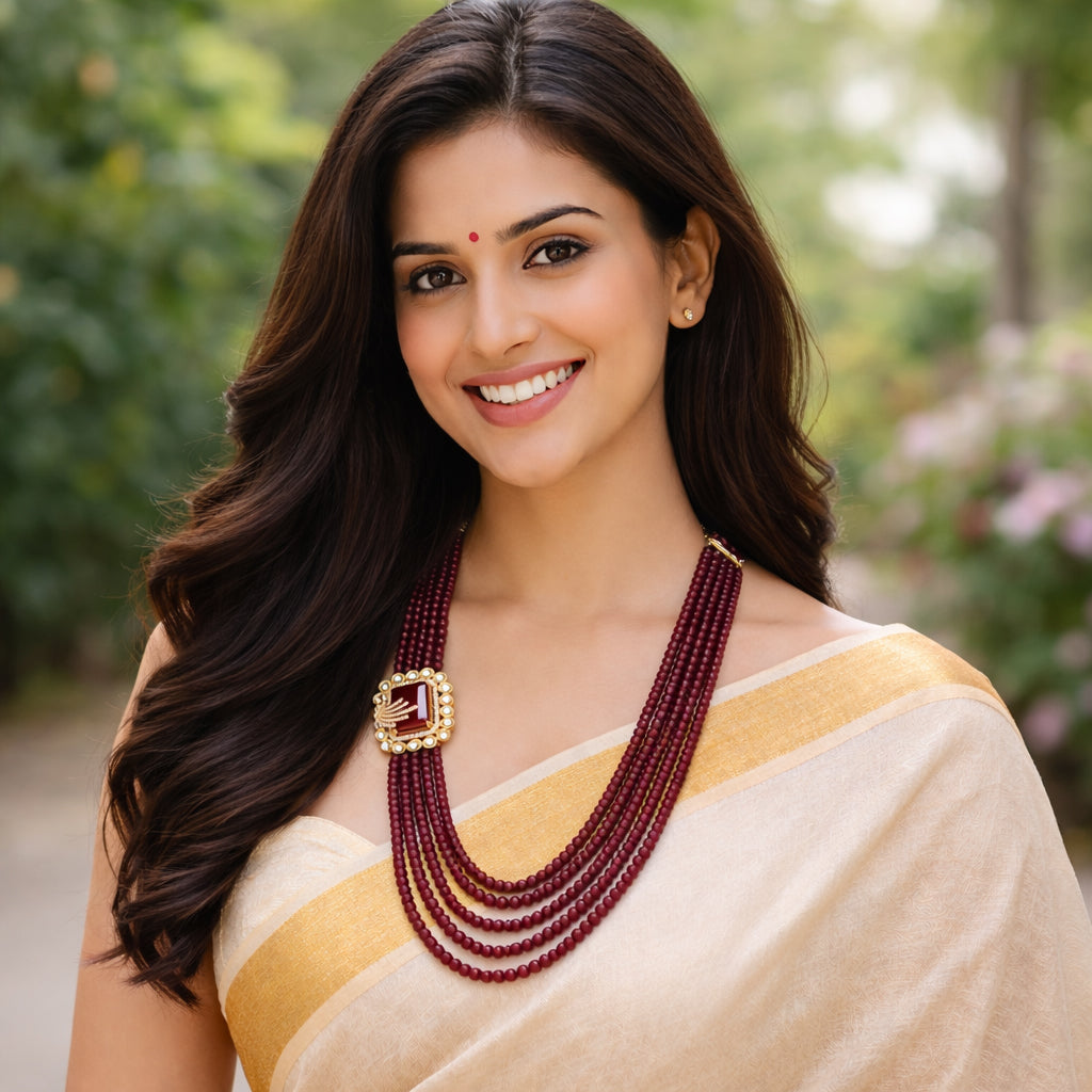 Moissanite Bandhai Mala