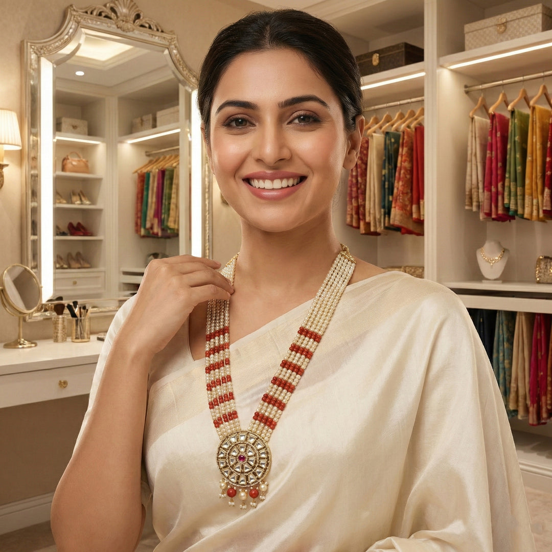 Moissanite Bandhai Mala