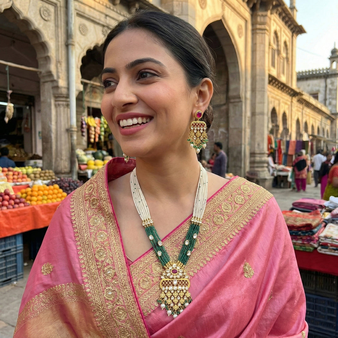 Moissanite Bandhai Mala