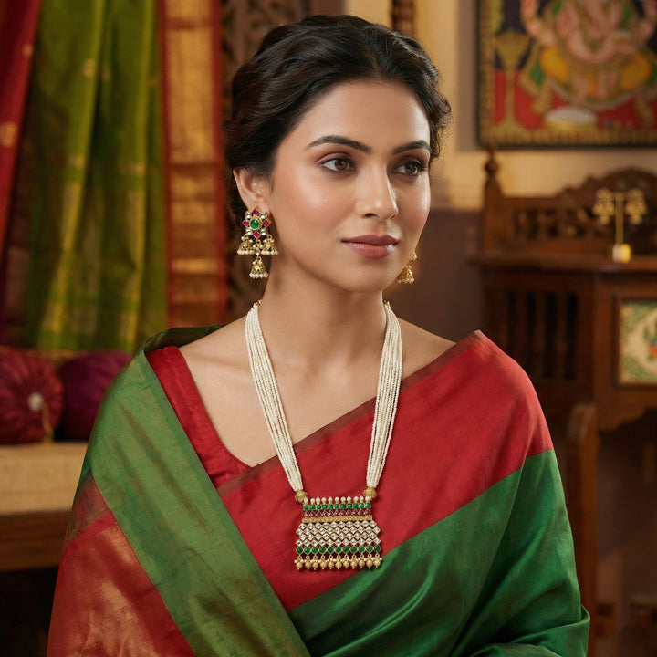 Moissanite Bandhai Mala