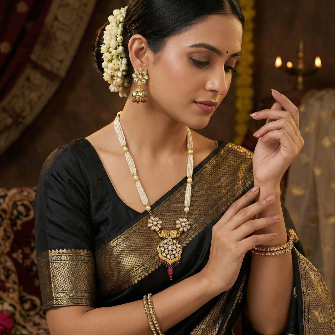 Moissanite Bandhai Mala