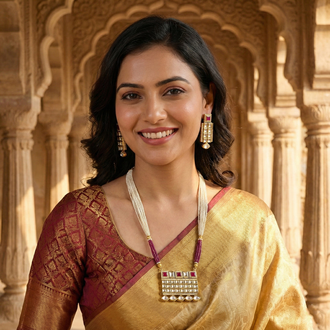 Moissanite Bandhai Mala