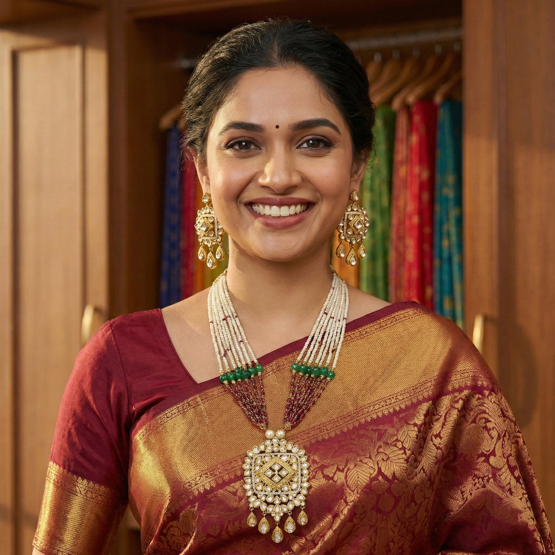 Moissanite Bandhai Mala