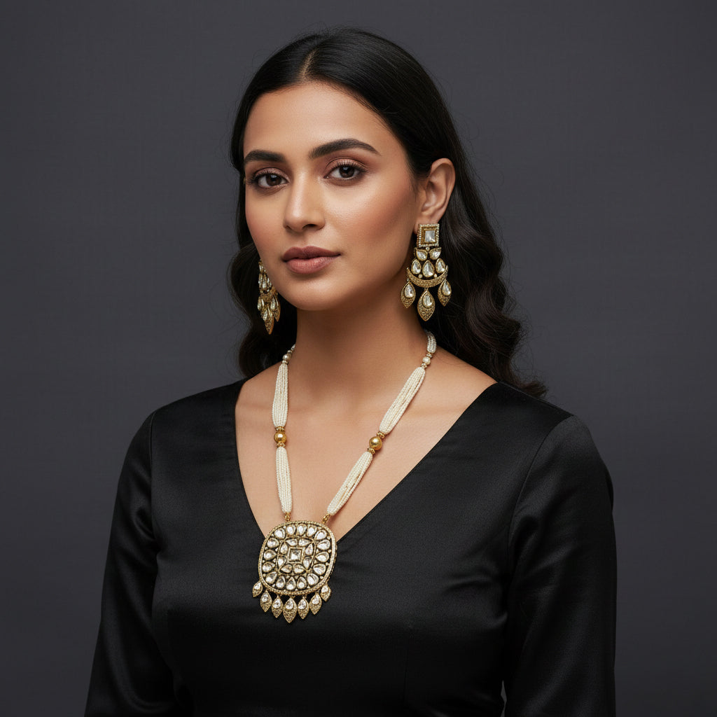 Moissanite Bandhai Mala