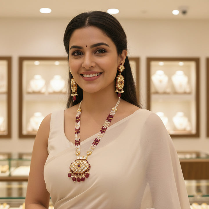 Moissanite Bandhai Mala