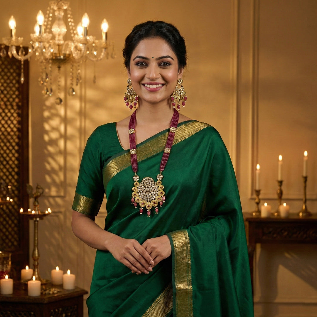 Moissanite Bandhai Mala