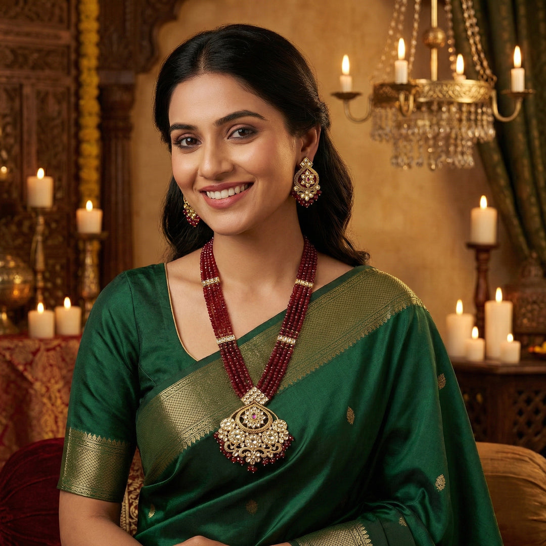 Moissanite Bandhai Mala