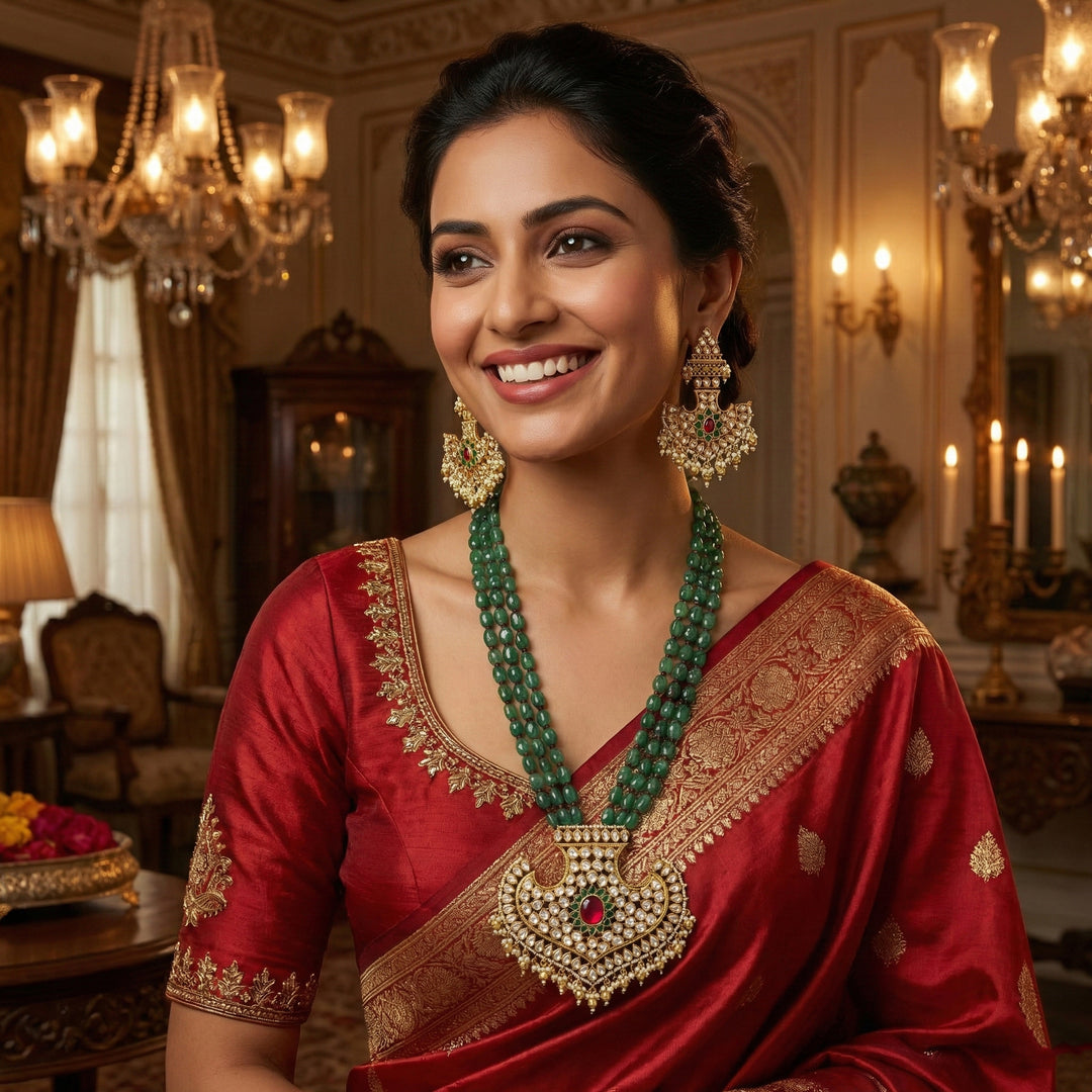 Moissanite Bandhai Mala