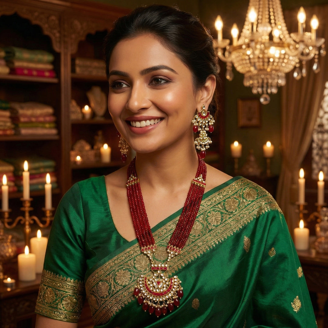 Moissanite Bandhai Mala