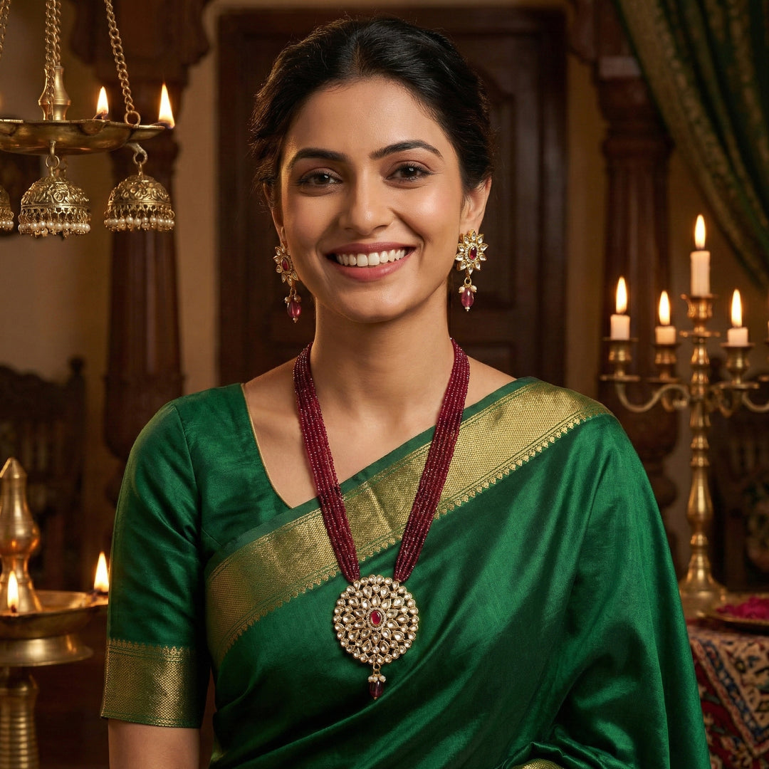 Moissanite Bandhai Mala
