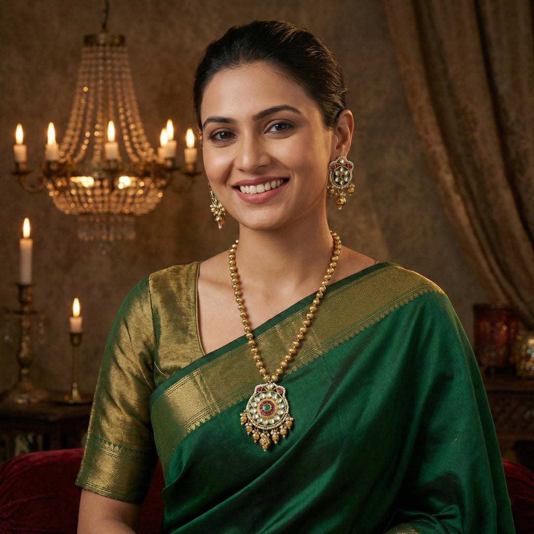 Moissanite Bandhai Mala
