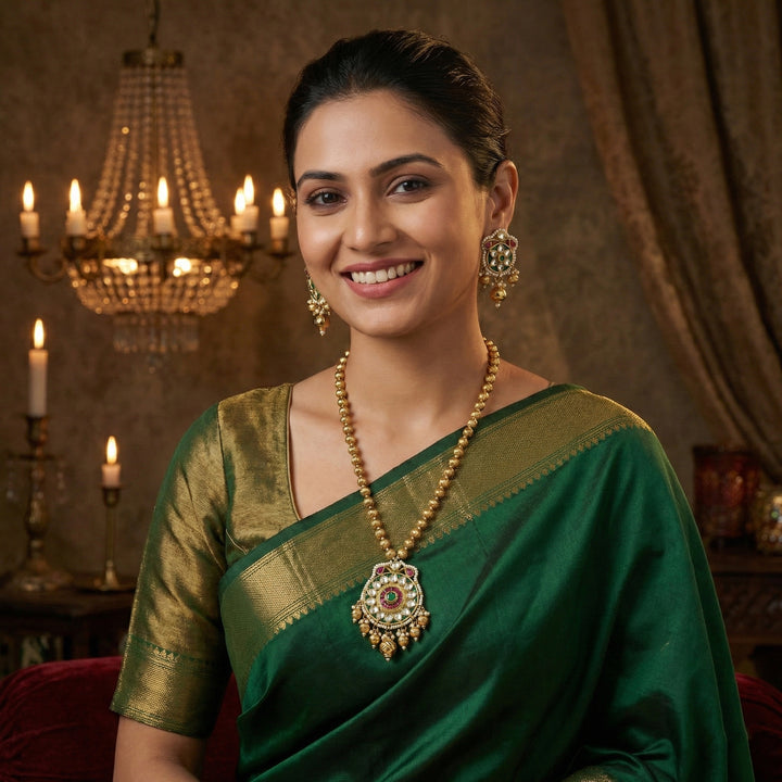 Moissanite Bandhai Mala