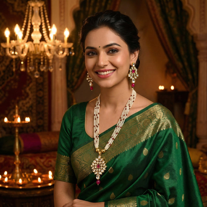 Moissanite Bandhai Mala
