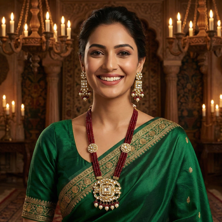 Moissanite Bandhai Mala