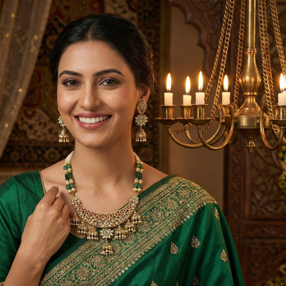 Moissanite Bandhai Mala