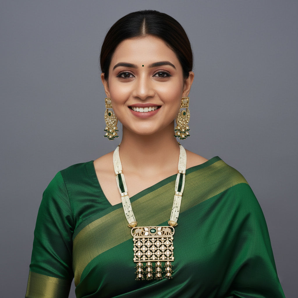 Moissanite Bandhai Mala