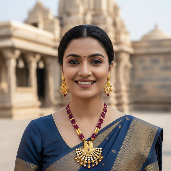 Moissanite Bandhai Mala