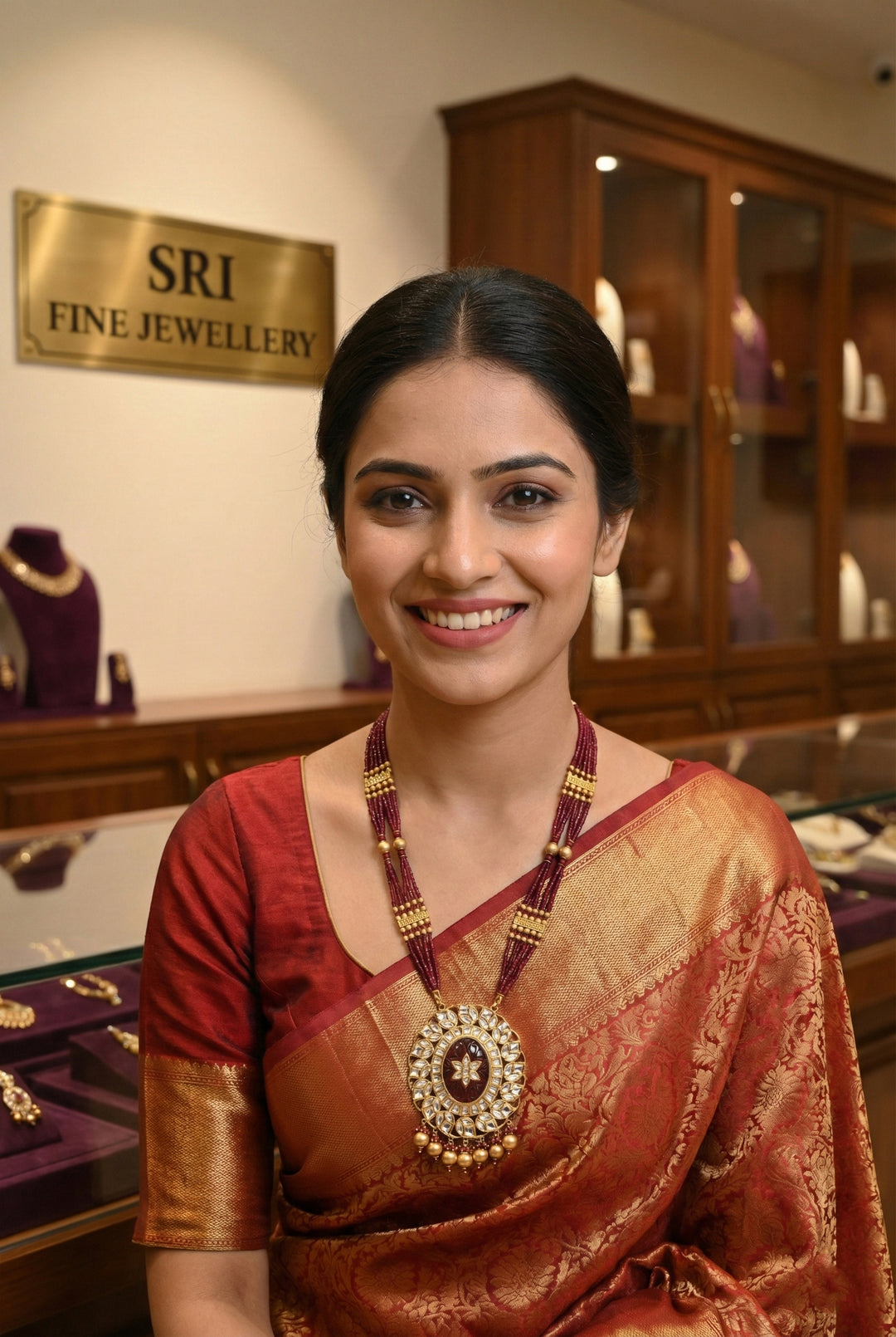 Moissanite Bandhai Mala