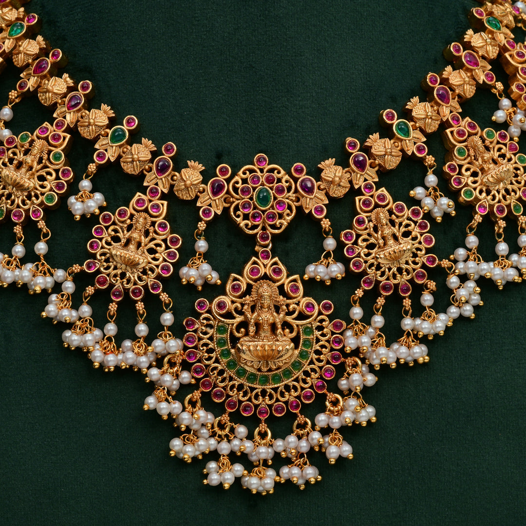 Temple Necklace Set