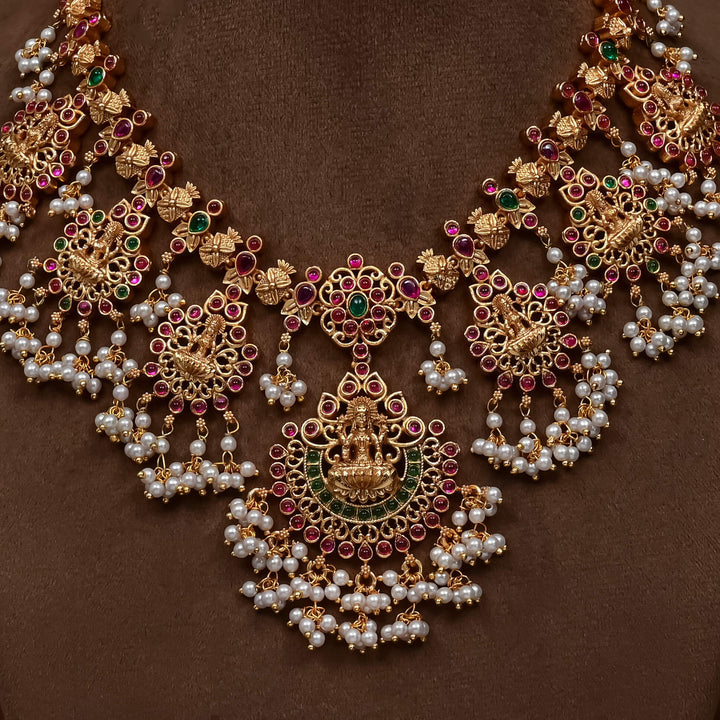 Temple Necklace Set
