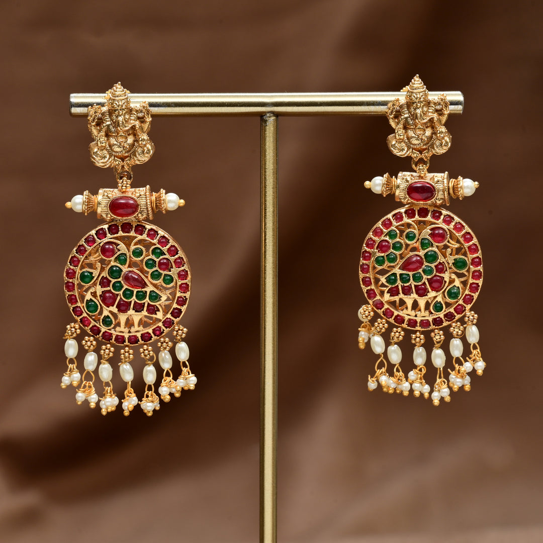 Temple Necklace Set
