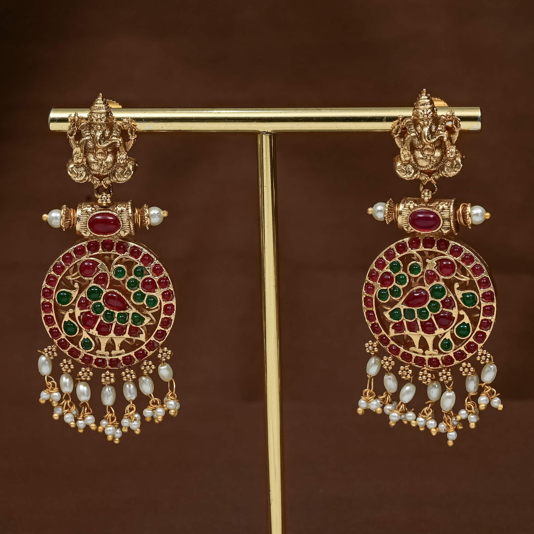 Temple Necklace Set