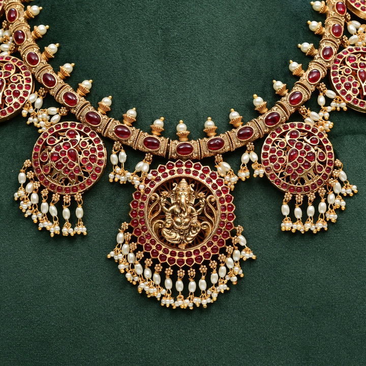 Temple Necklace Set