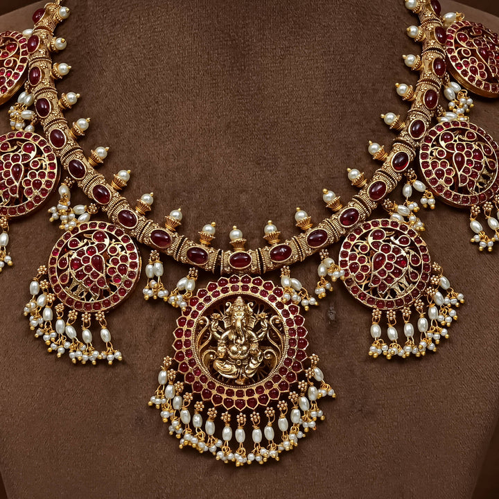 Temple Necklace Set