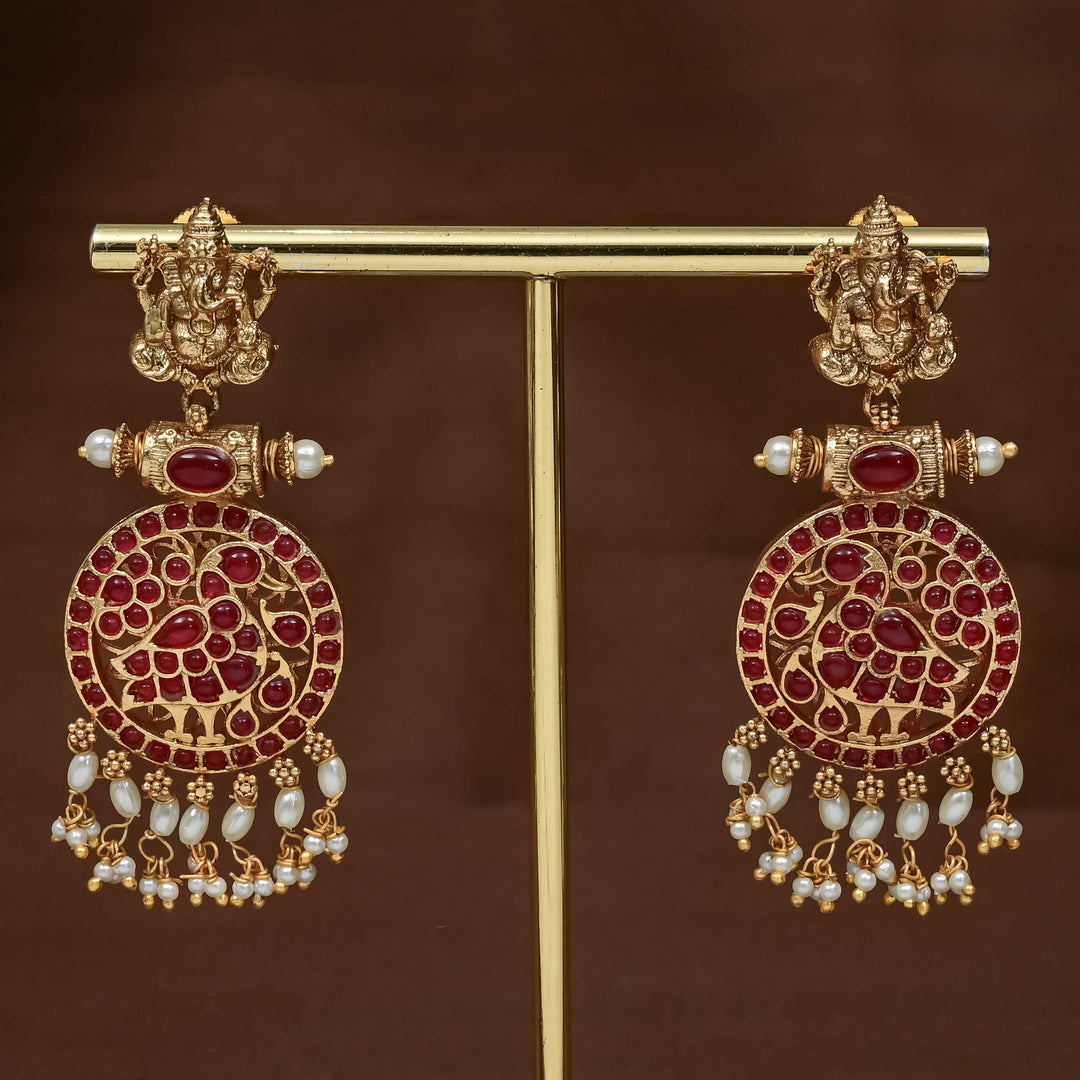 Temple Necklace Set