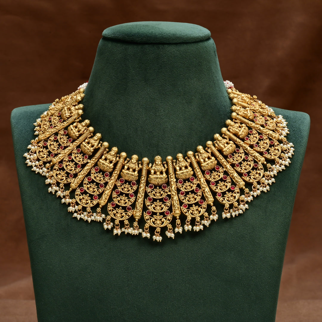 Temple Necklace Set