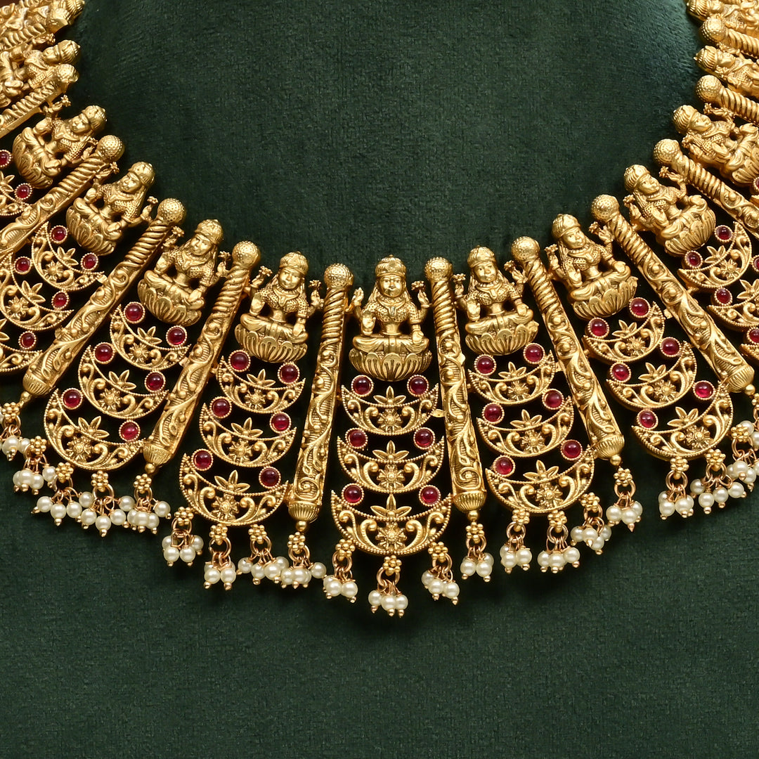 Temple Necklace Set