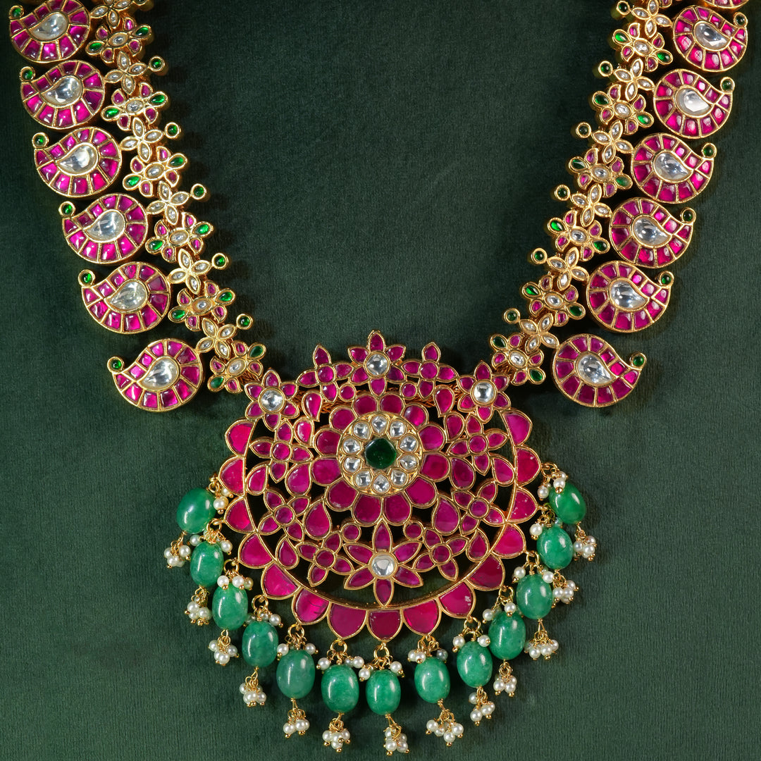 Kundan Mango Necklace
