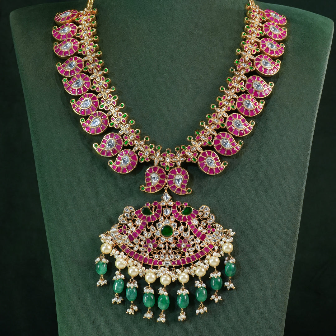 Kundan Mango Necklace
