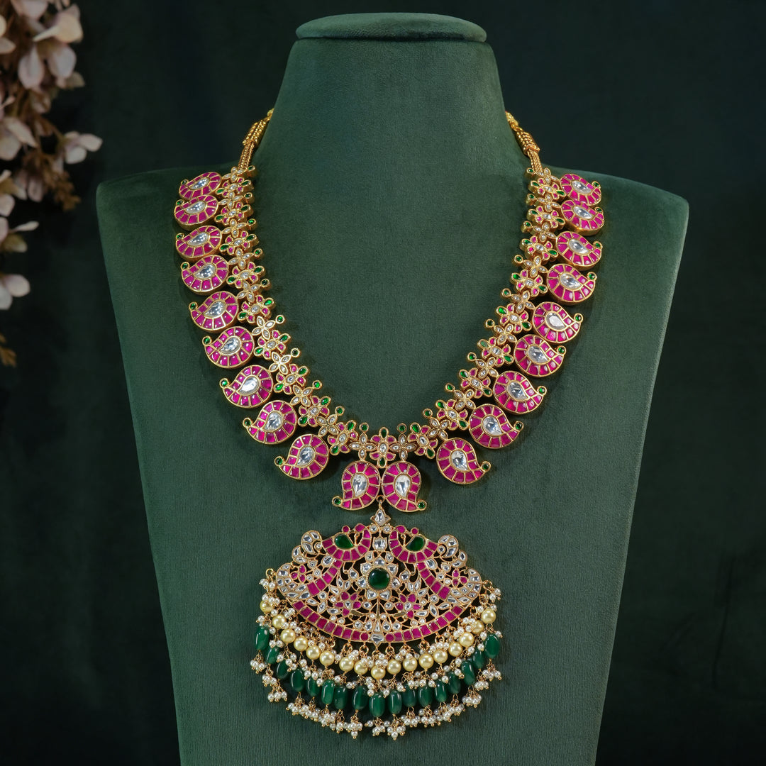 Kundan Mango Necklace