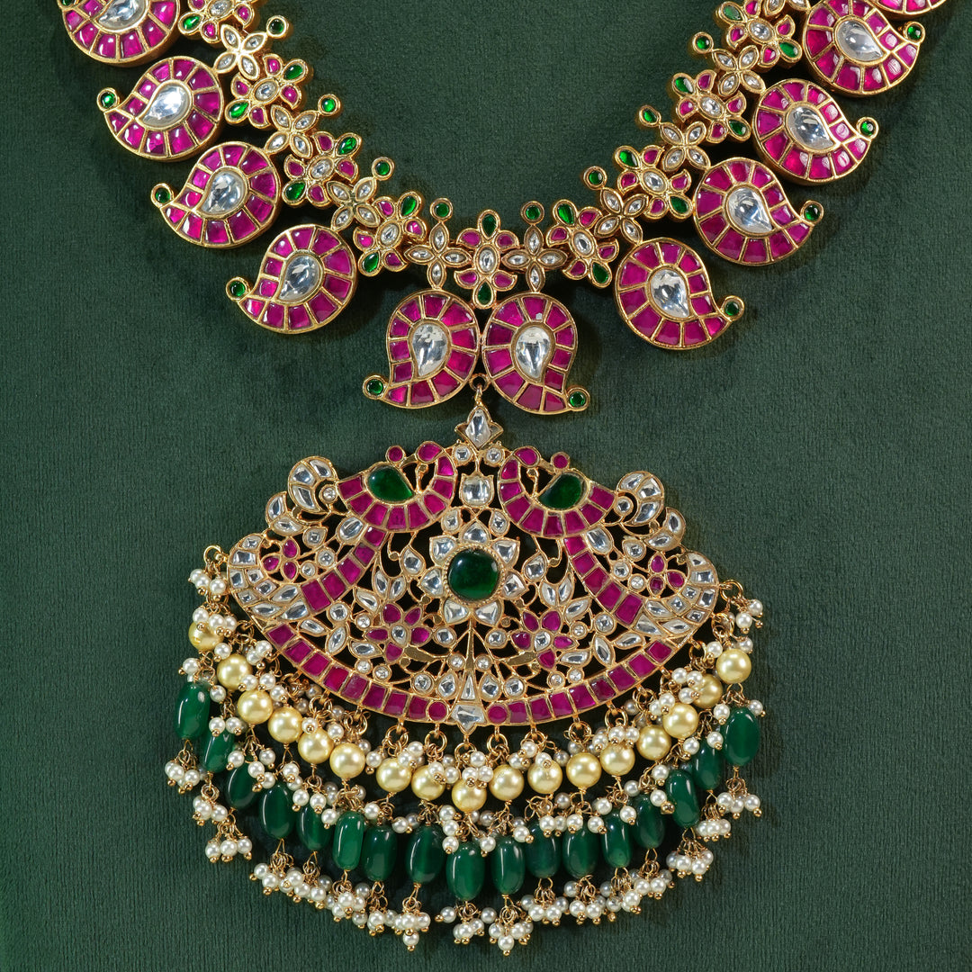 Kundan Mango Necklace